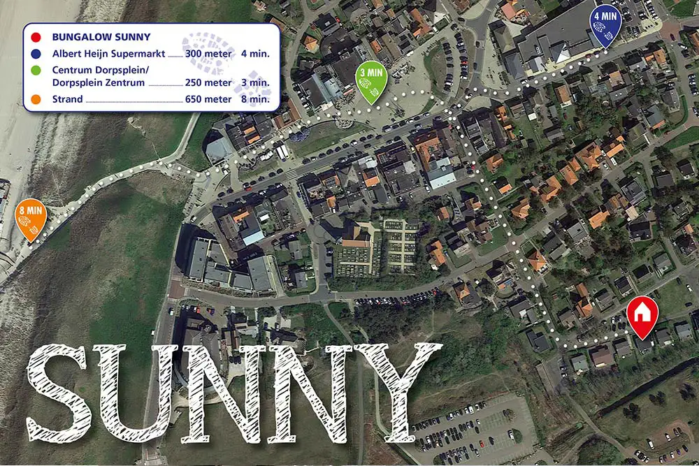 Locatie Vakantiehuis Sunny